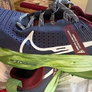 Nike ZoomX Men's Shoes - Dark Blue and Bright Green